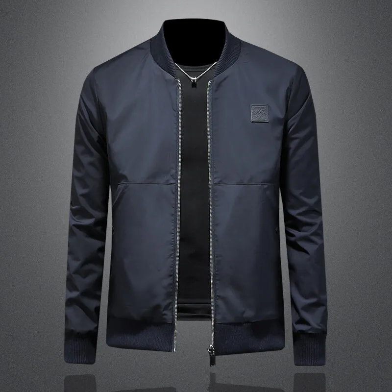 

Double-Sided Wear round Ne Casual Jaet 2026 New Sle Polyester Fabric Slim Fit Youth ular Outerwear for Teens