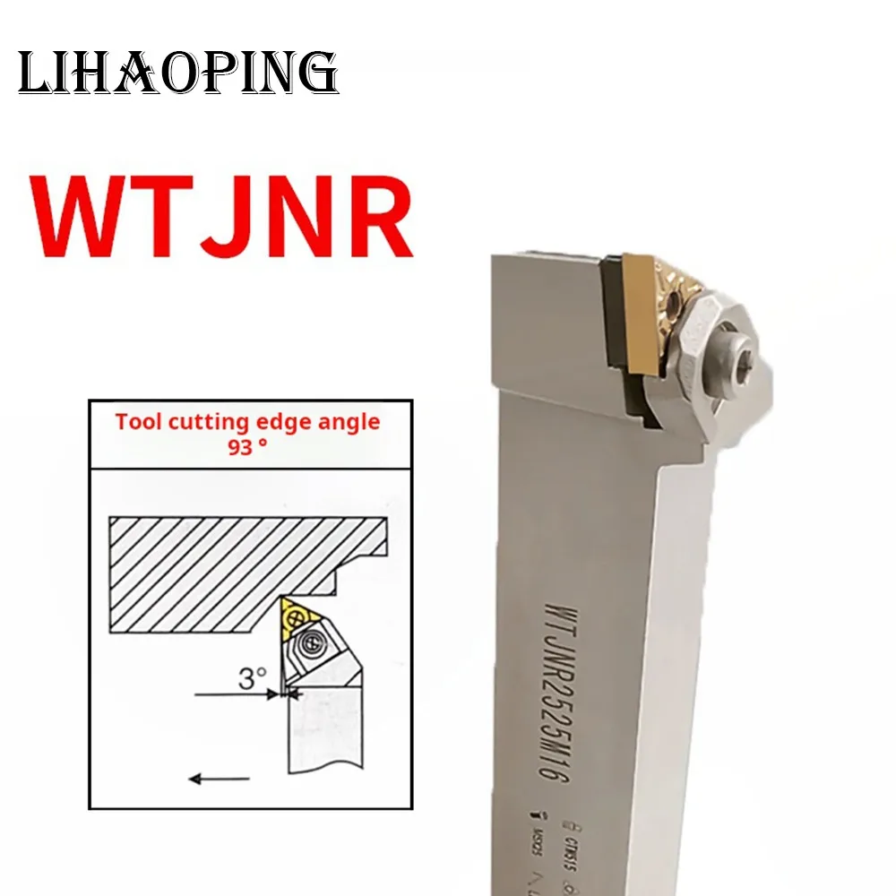 

WTJNR WTJNL Белый пружинный стальной внешний держатель инструментов WTJNR1616H16 WTJNR2020K16 WTJNR2525M16 WTJNR1616 WTJNR2020 H16 K16 M16