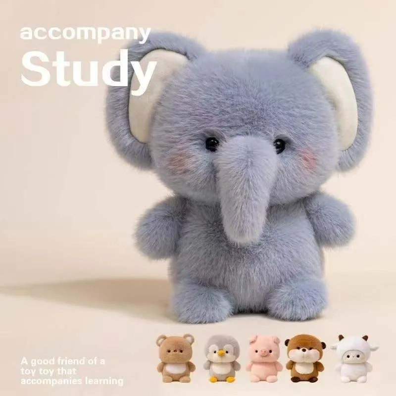 16cm Cute Plush Toy Set Soft Stuffed Animal Red Panda Elephant Penguin Lamb Rabbit Otter Squirrel Piglet Kawaii Gift