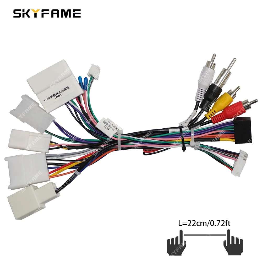 SKYFAME 16Pin สายไฟรถยนต์อะแดปเตอร์กล่อง Canbus ถอดรหัสสําหรับ Subaru Legacy Outback Forester XV Crosstrek OD-SBL-01