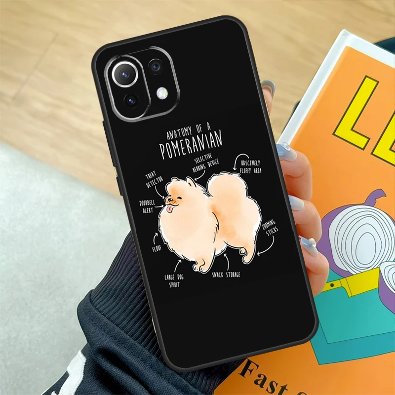 Pomeranian Dog Case For Xiaomi 13 Pro 12T 11T 12 13 Lite 12X POCO F5 X3 X5 M4 Pro M5s X4 F4 GT F3 Cover