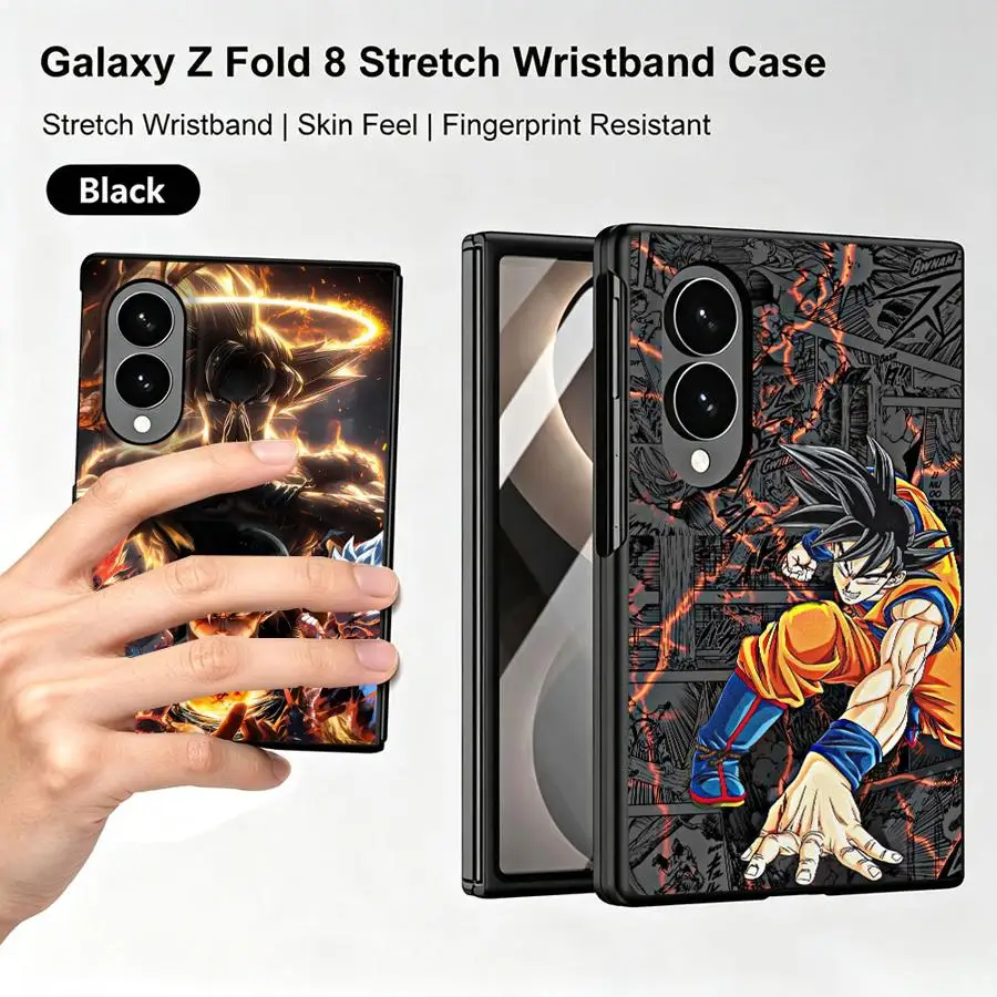 Dragons Ball Gokus Manga Luxury Phone Cover Case for Samsung Galaxy Z Fold8 Wide ZFold Wide ZFold8 Z Fold 8