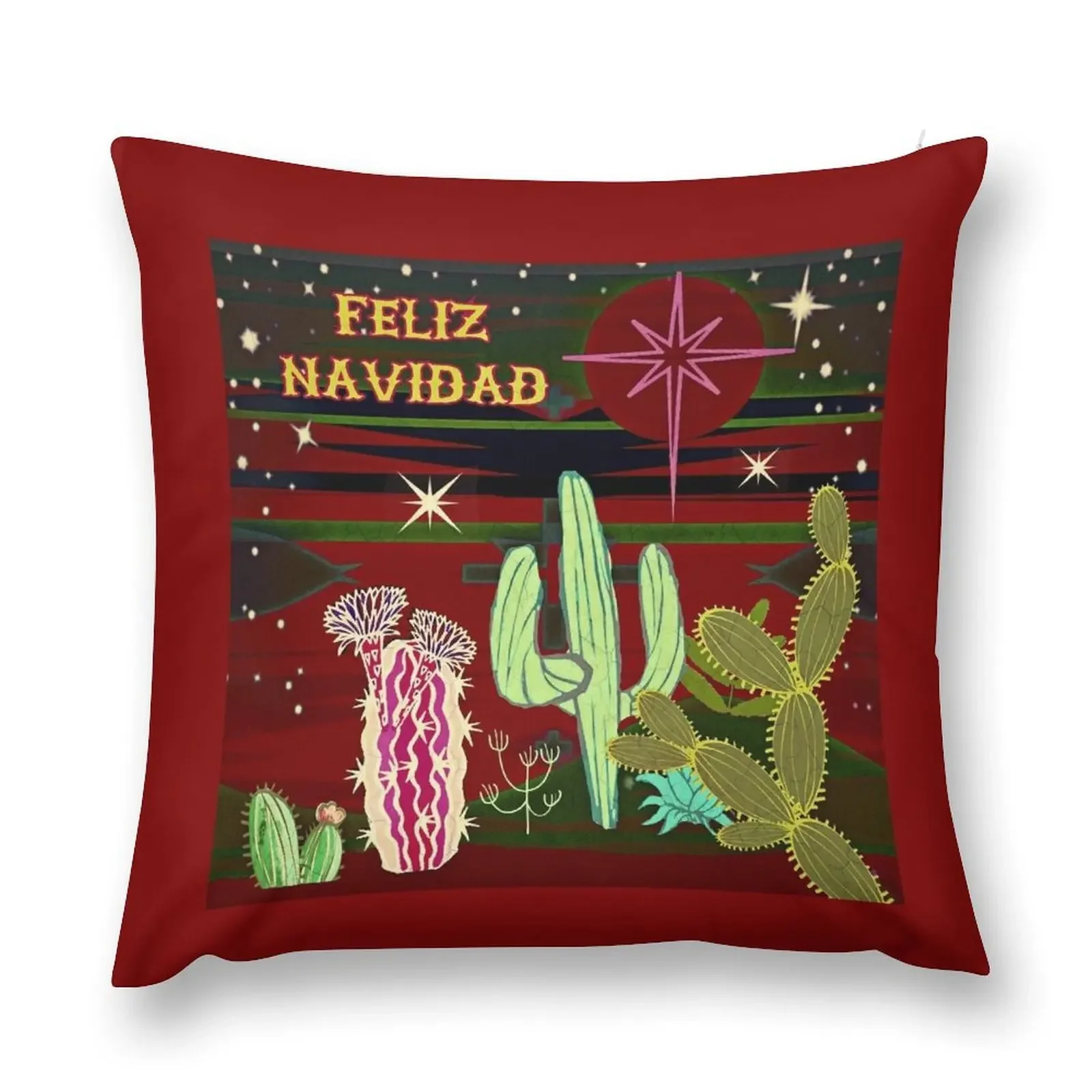 

Feliz Navidad Throw Pillow Pillow Decor Decorative Cover For Living Room Covers For Sofas Custom Cushion pillow