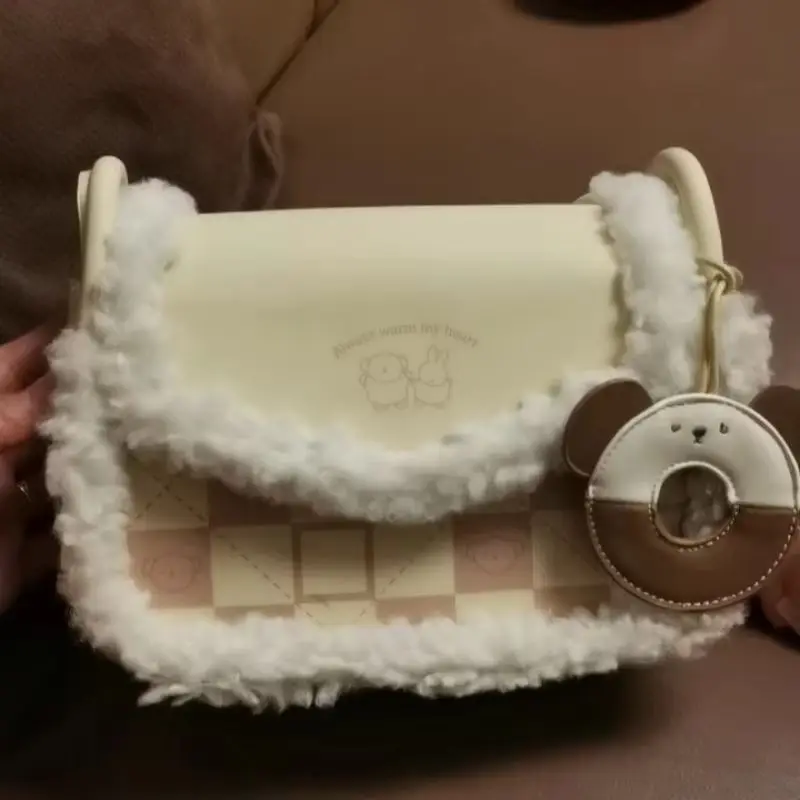 

Miffy новая осенне-зимняя сумка в стиле ретро, простая универсальная милая сумка через плечо на одно плечо, коллекционная подарочная серия, украшения