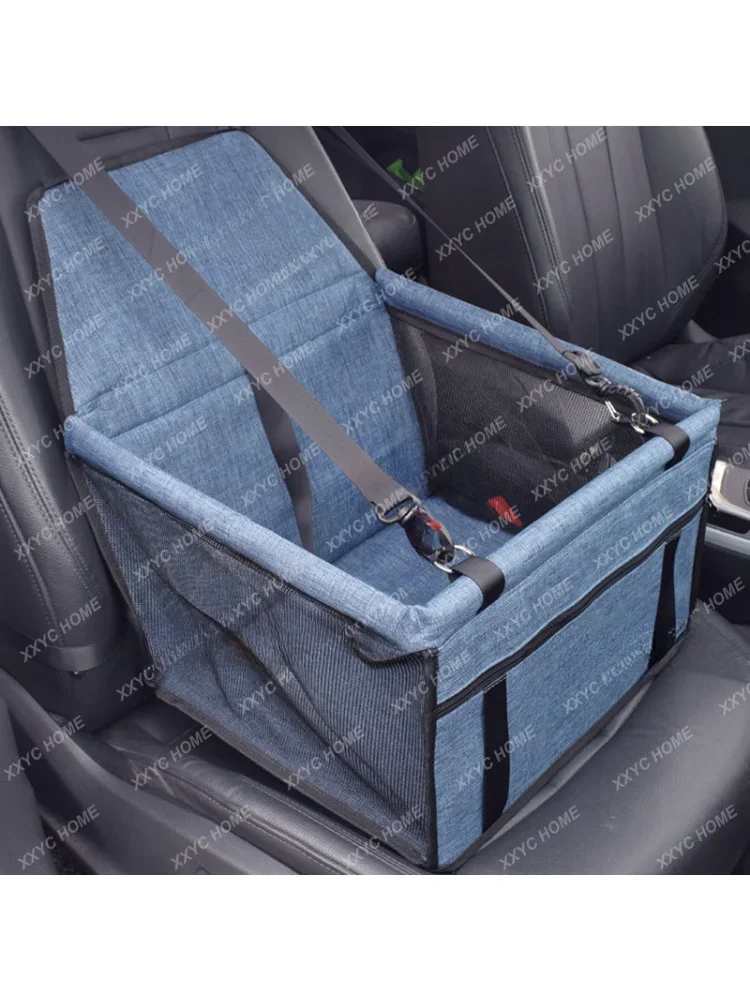 Dog Car Seat Cushion Pet Safety Seat Car Front Row Co-Pilot out Kennel Anti-Dirty Car Pet Pad Travel Box cat  cat cage