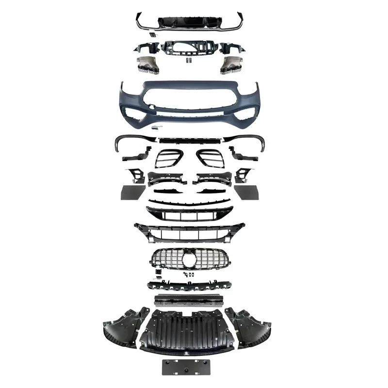 

Подходит для Mercedes-Benz E-Class объемный W213 позже сменено на переднюю планку E63AMG в сборе, хвостовая губа, четыре хвостовые горла, большой surr