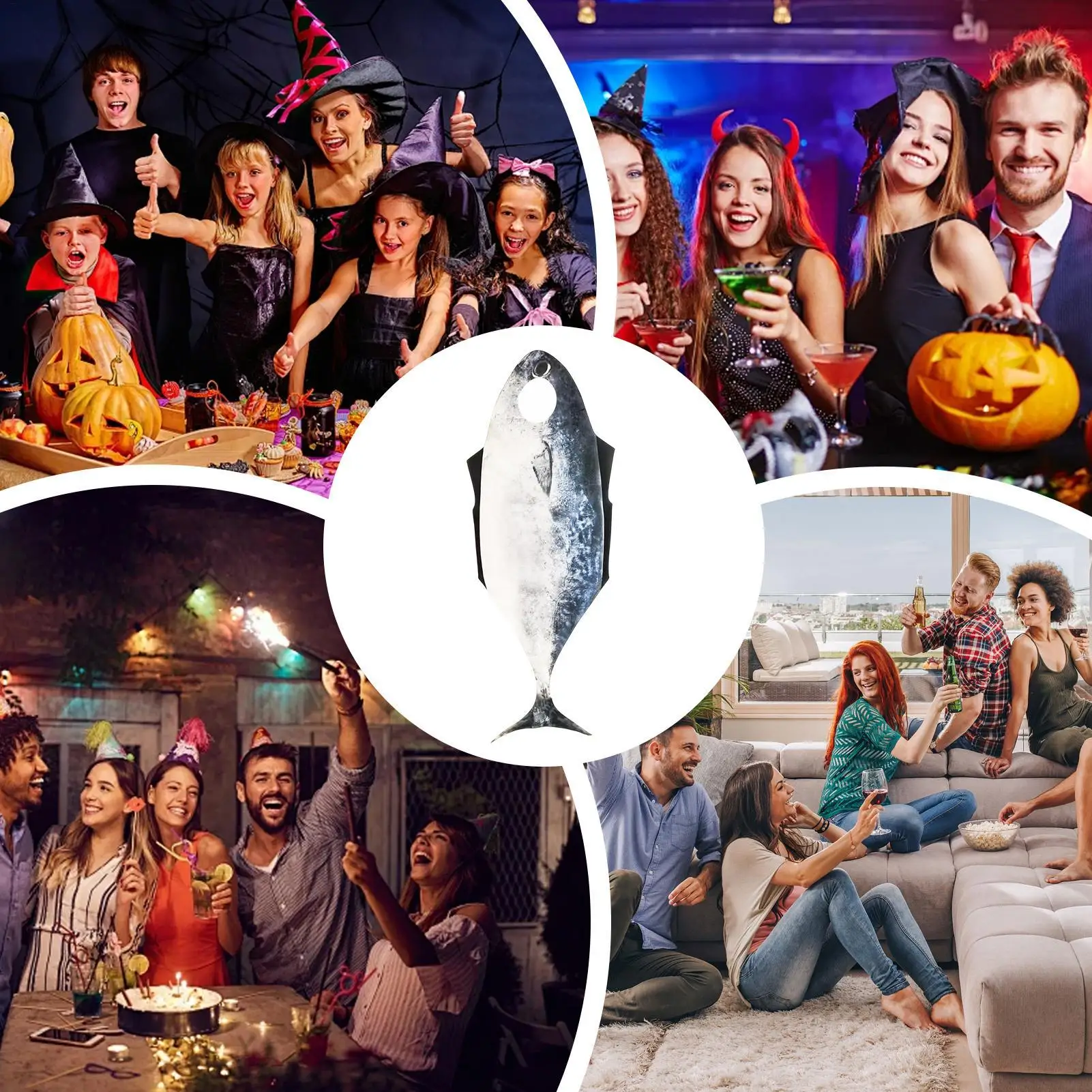 

Костюм рыбы, забавное нарядное платье, наряд для выступлений на сцене, боди для косплея, костюмы для взрослых, один размер, одежда для животных на Хэллоуин