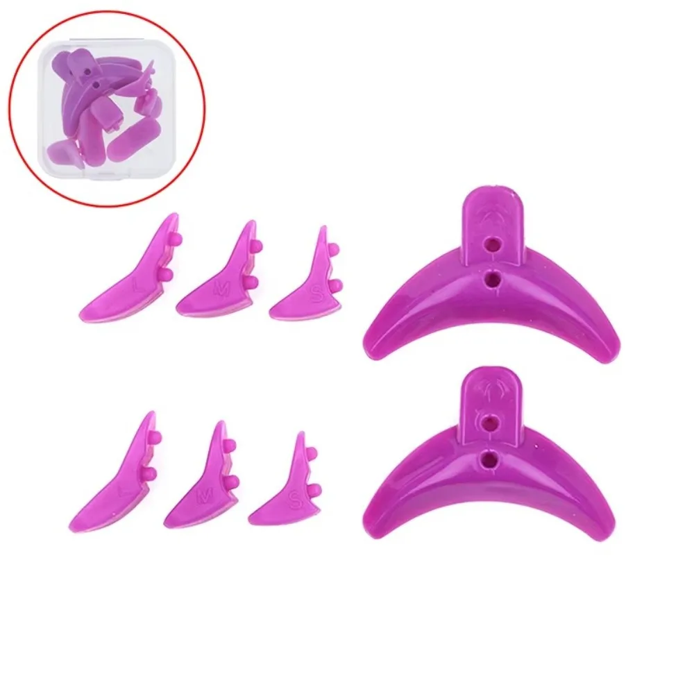 Strumenti applicatori Cuscinetti per ciglia in silicone Staffa antiscivolo antiscivolo Cuscinetti per sollevamento ciglia Riutilizzabili 3D Piegaciglia