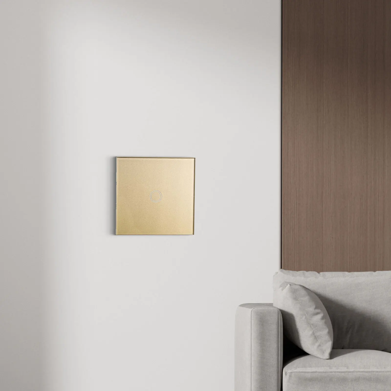 Touch Switch for LED Lamp Bulb Lamp Tube and Energy Saving Lamp 1 Gang 1 Way Wall Mount 110V to 240V AC 50 60Hz