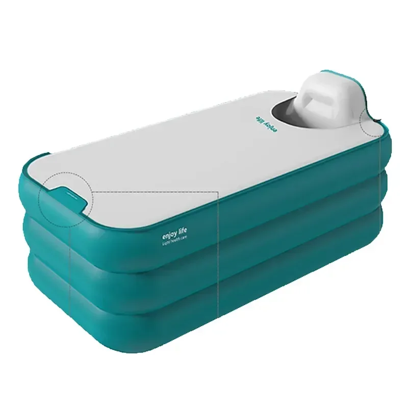 

Inflatable Whirlpool Adult Portable Bathtub Body Sauna Plastic Mobile Large Bathtub Large Baignoire Bathroom Products YX50FB