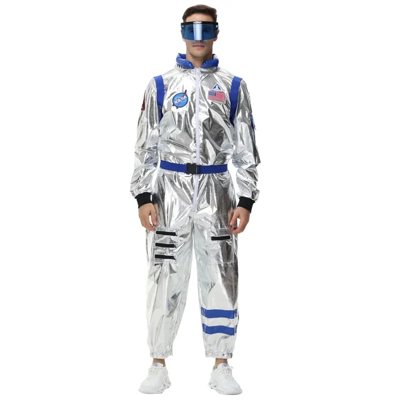 RT01 Children Cute Boys Girl Astronaut Costume Adults Space Suit Men Women Couple Costumes Role Play Carnival Zipper Jumpsui*Jk2