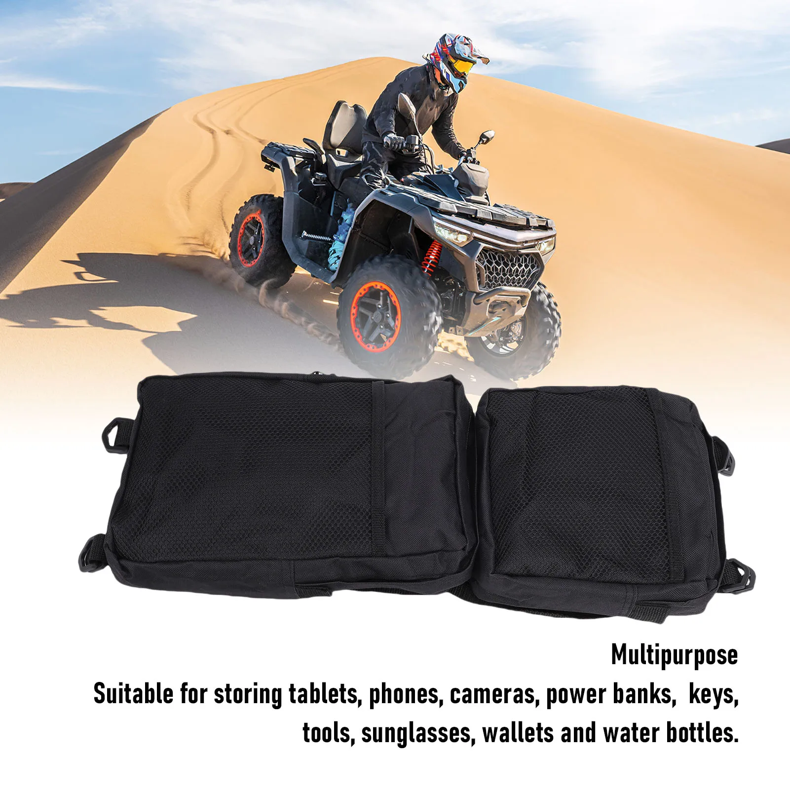 

Сумка-кофр для квадроцикла, подвесная, съемная, водонепроницаемая, для хранения грузов, для мотоциклов, квадроциклов, UTV