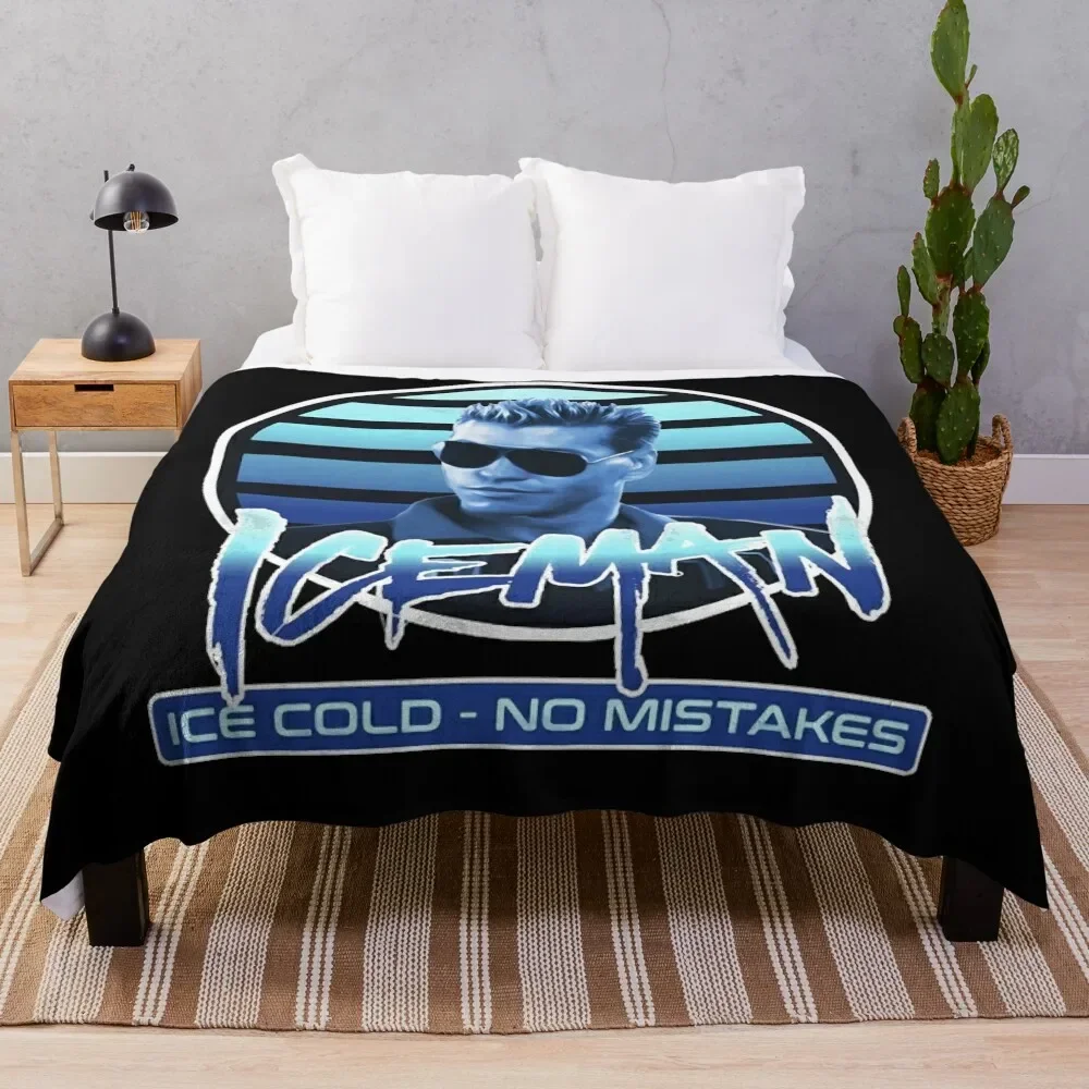 

Iceman Throw Blanket Cozy Sofa Blanket for TV Watching Napping