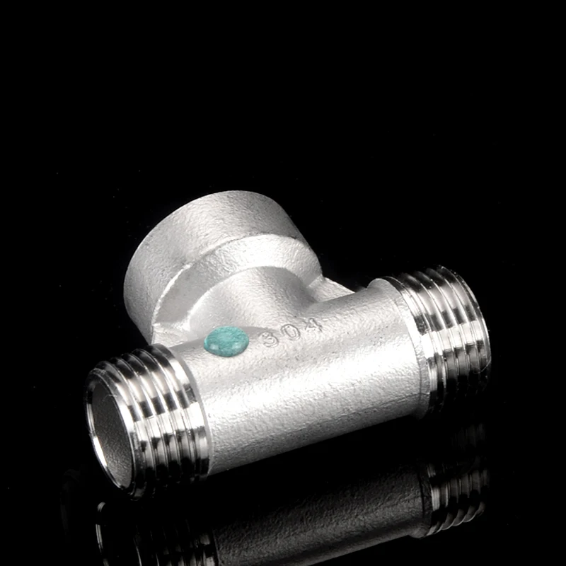 Bộ Chuyển Đổi Ba Chiều G1/2 "3/4" Nam/Nữ Ren 304 Stainlss Ống Thép Phụ Kiện DN15/20 Cổng Kết Nối Giảm Tốc Chung Cho Nước Tinh Dầu Khí