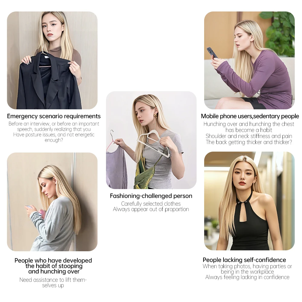 مستلزمات التجميل من باباكا مصحح وضعية الظهر، لتحسين وضعية الجسم والحدب، هدايا عيد الميلاد لعام 2025 للنساء #3