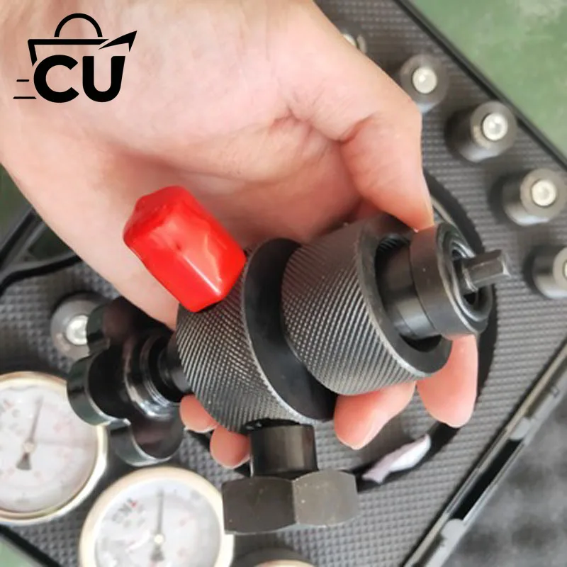 Hydraulic Accumulator Cylinder Nitrogen Gas Charging Kit and Pressure Test Kit