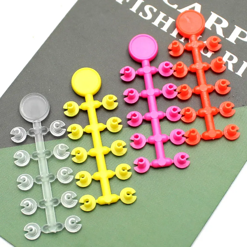 10 Cards Carp Fishing Accessories Hook Bait Floss Cap Fishing Carp Pop Up Boilies Stop Beads Carp Tackle Rigs Bait Stopper Tool