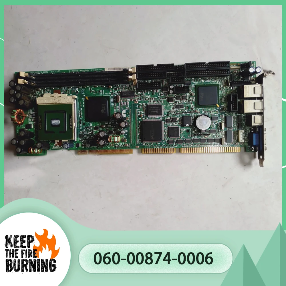 

060-00874 Dual network card industrial control motherboard 060-00874-0006 EPC2x25