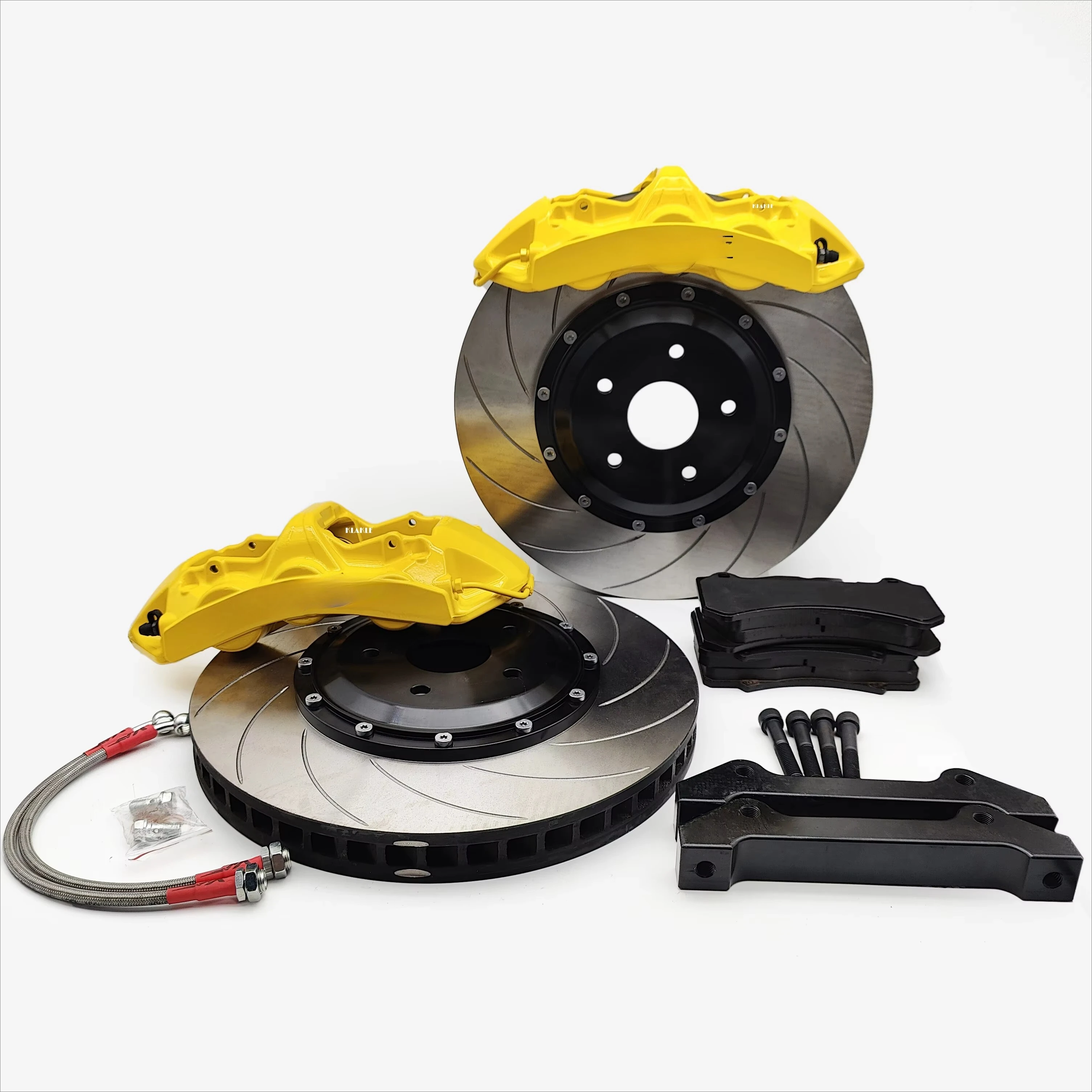 

Suitable for KLAKLE Braking System Big Brake Kit 6 Pot 380*34MM Car Brake Disc for VW Golf MK5