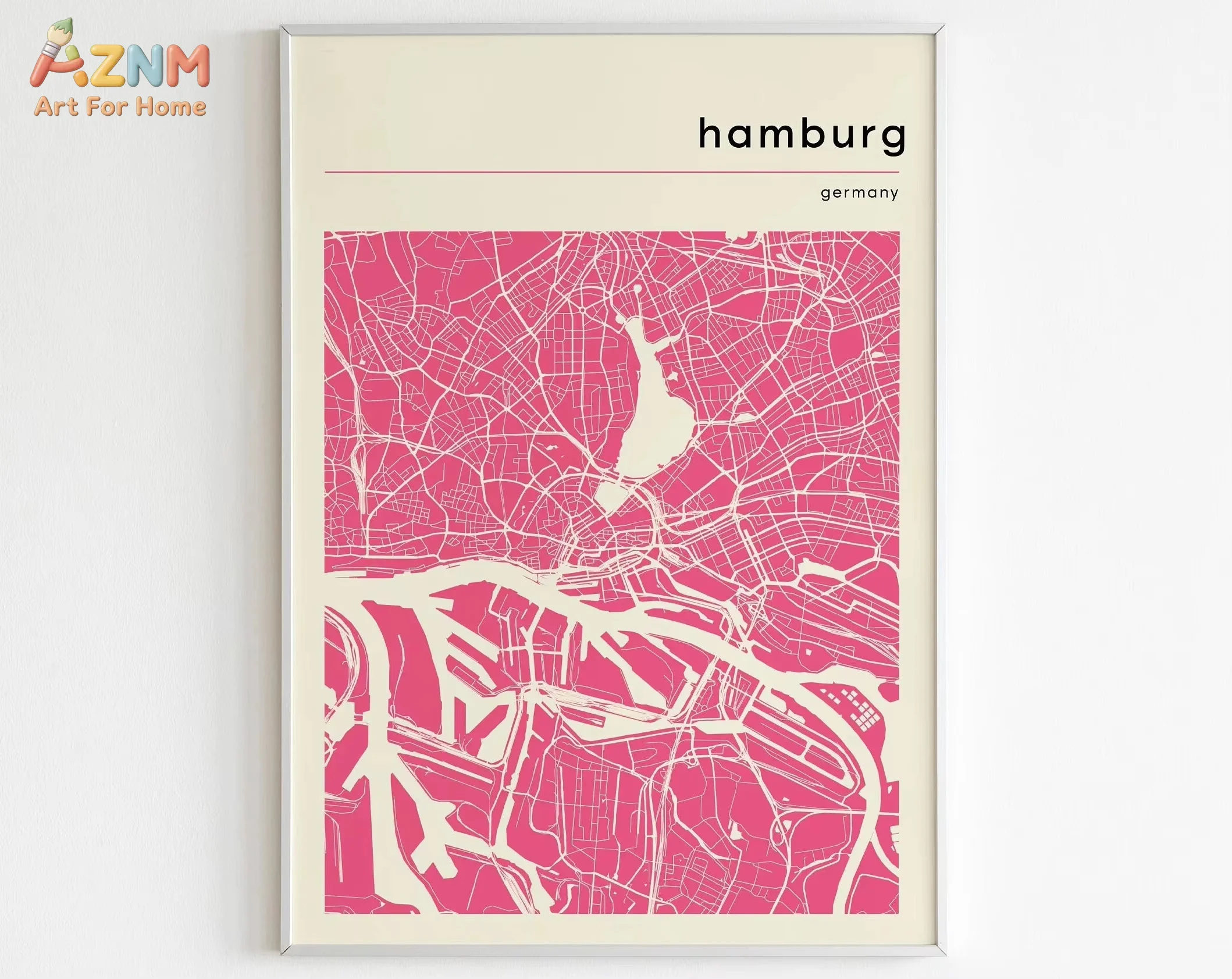 1 szt., Mapy miast, plakaty i – Home Decor Tokyo recenzja i cena
