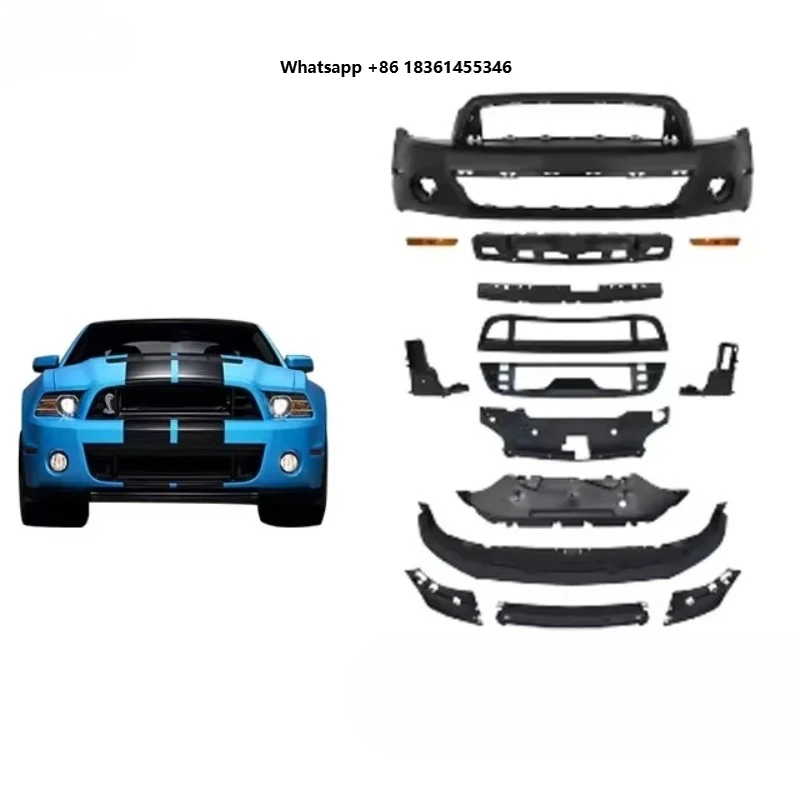 

For Mustang 13-14 GT500 Car Full Body Kit with Front & Rear Bumper Grille Diffuser New Condition Manufacturing