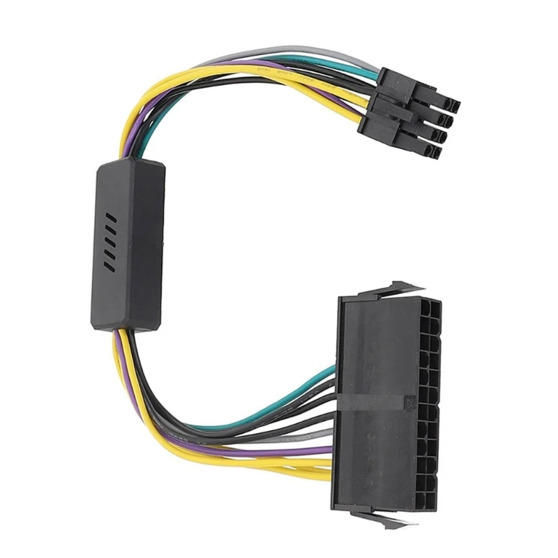 كابل طاقة مناسب لتحويل 24Pin إلى 8Pin يحول كابل إمداد الطاقة القياسي 24Pin إلى 8Pin لجهاز Optiplex B75، A75، Q75