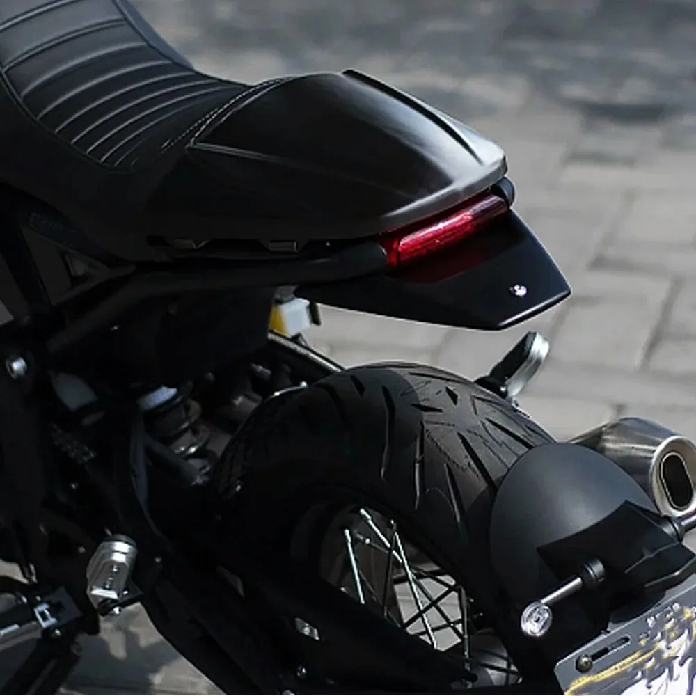 New  For Brixton Crossfire 500 Retro Cushion Cover Rear Mudguard License Plate Light License Plate Bracket Turn Light Assembly