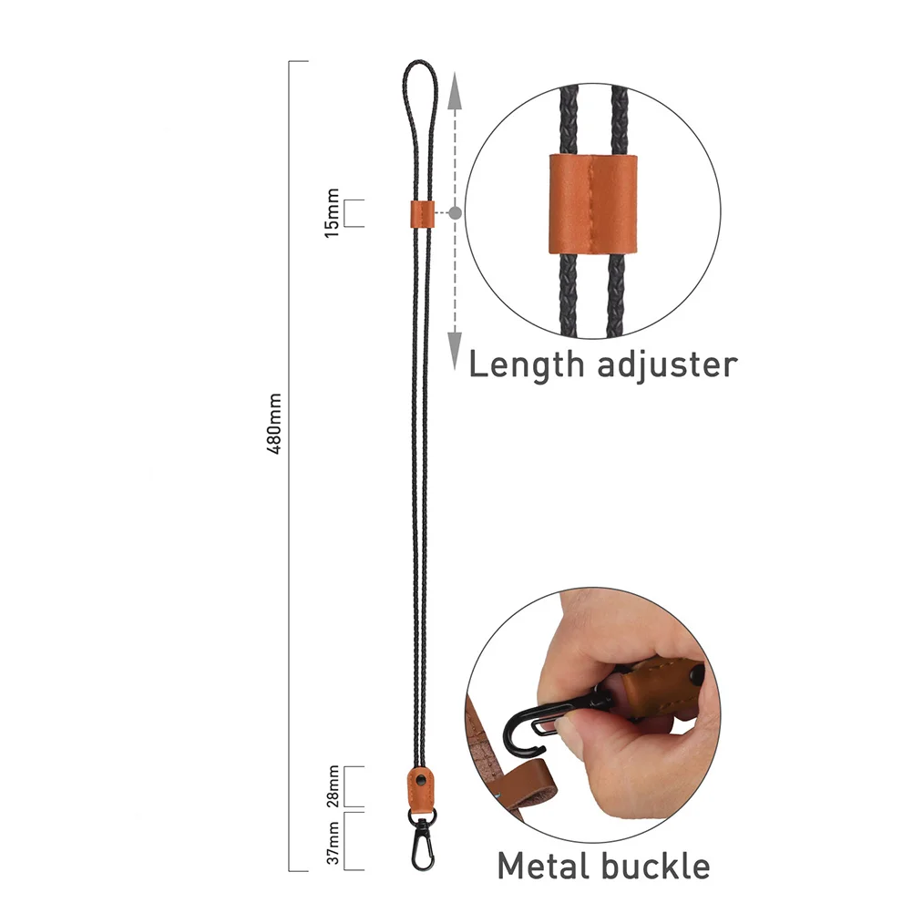 

Microfiber Badge Holder Phone Cards Neck Strap Key Chain ID Cards Lanyard Student Adjustable Length Neck Wrist Lanyard