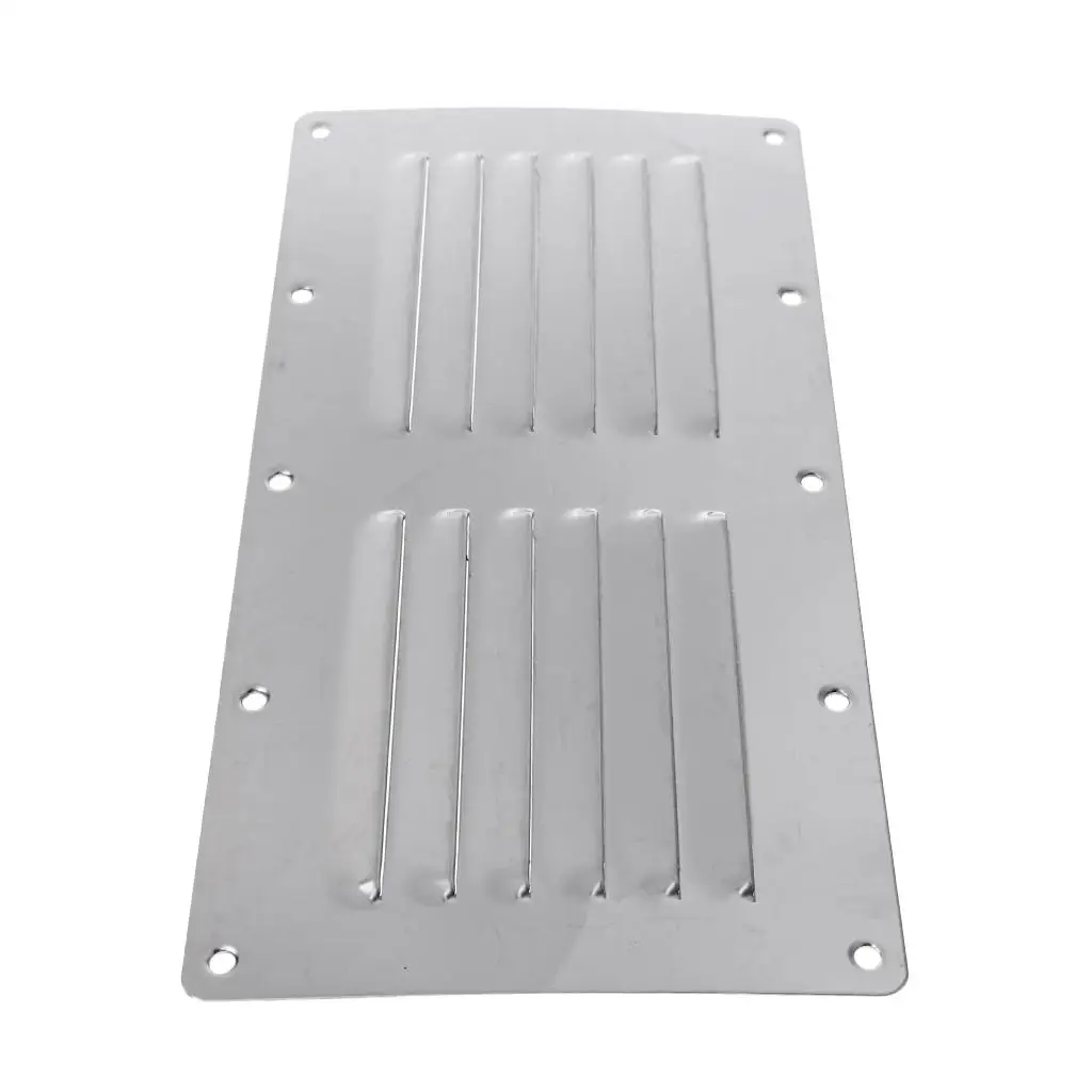 Marine Stainless Steel Boat Louvered Vent Cover Louver Ventilation Ventilator Yacht Air Vent Grille Cover Accessories 230x115mm