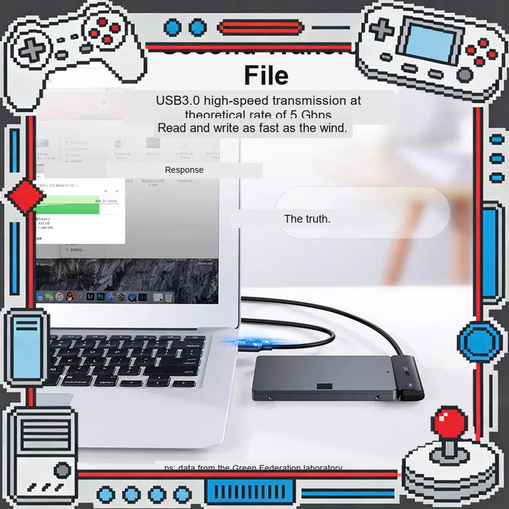 UGREEN 70610 USB C to SATA Adapter Cable for 2.5 Inch SATA HDD SSD 5Gbps