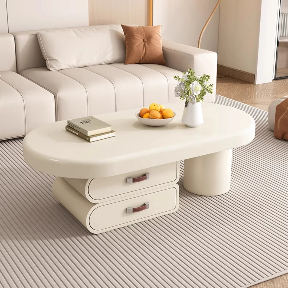 

Industrial Organizer Side Table Aesthetic Minimalist Unique White Coffee Tables Glam Premium Mobili Per La Casa Decoration