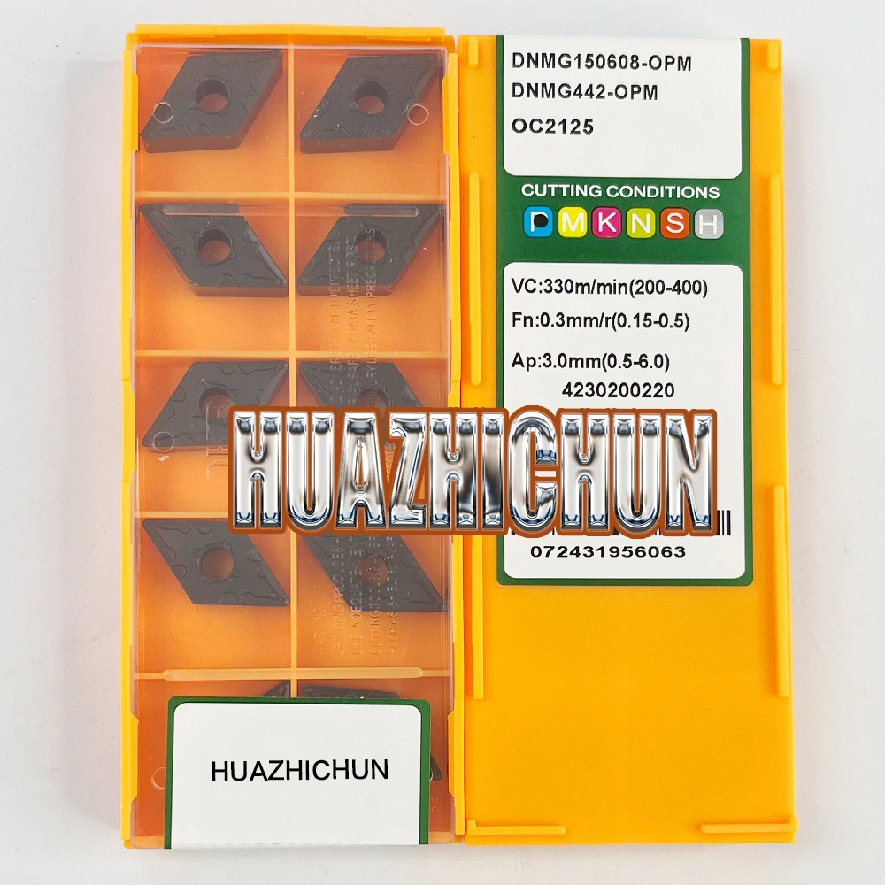 HUAZHICHUN DNMG150608-OPM OC2125 CNC Carbide Inserts For P