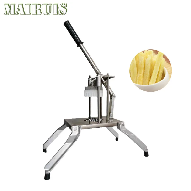 Manual Potato Chip Cutting Machine Stainless Steel Wave French Fries Cutter, Wave Pattern Blade Potato Carrot Machine