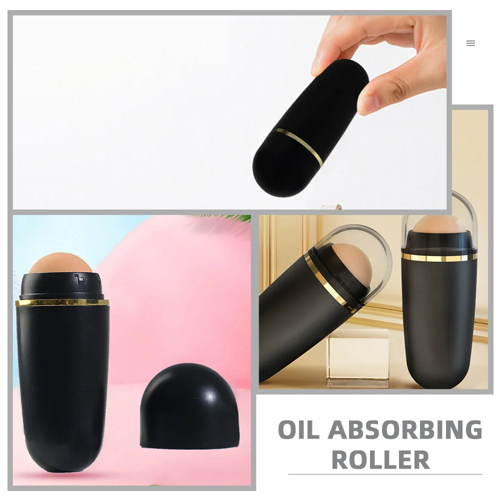 قطعتان من بكرات امتصاص الزيت بالحجر البركاني للعناية ببشرة الوجه - عصا نشاف الزيت تمتص الزهم والشوائب الزائدة #5