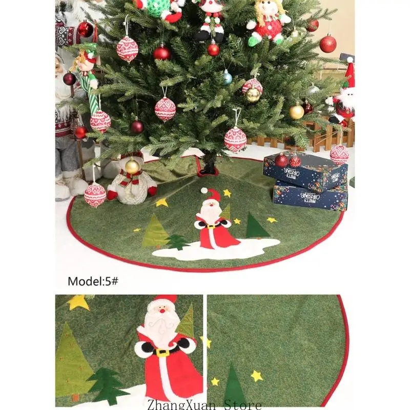 Weihnachtsbaum-Basis-Dekoration, 121,9 runder Rock für Feiertagsparty-Display, 3 x – Detail 10