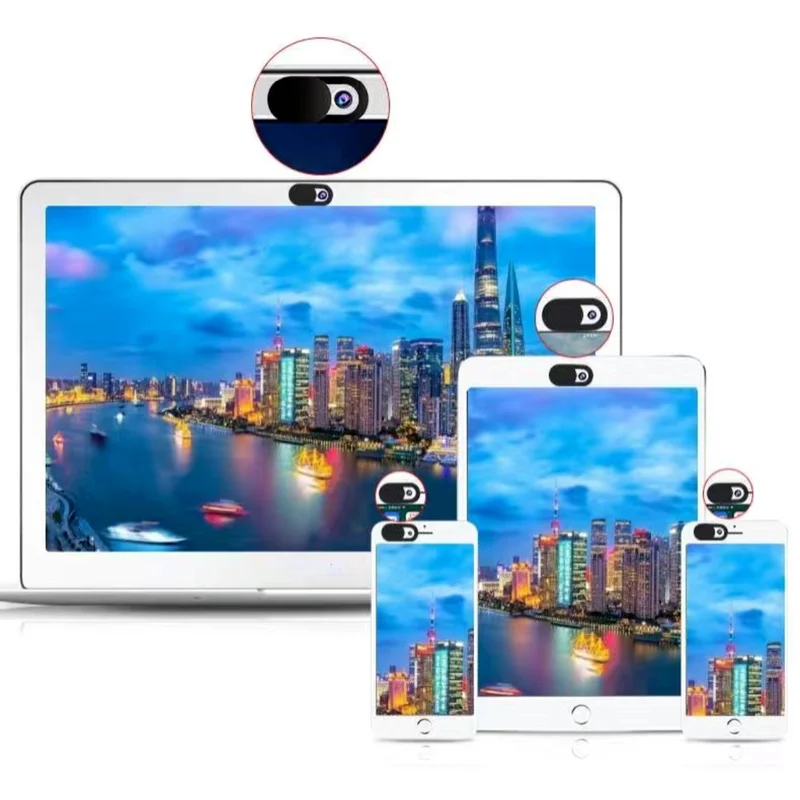 1-10Pcs Universal Webcam Cover Antispy Slider Plastic Camera Cover for IPad Web PC Laptop Macbook Tablet Lenses Privacy Sticker