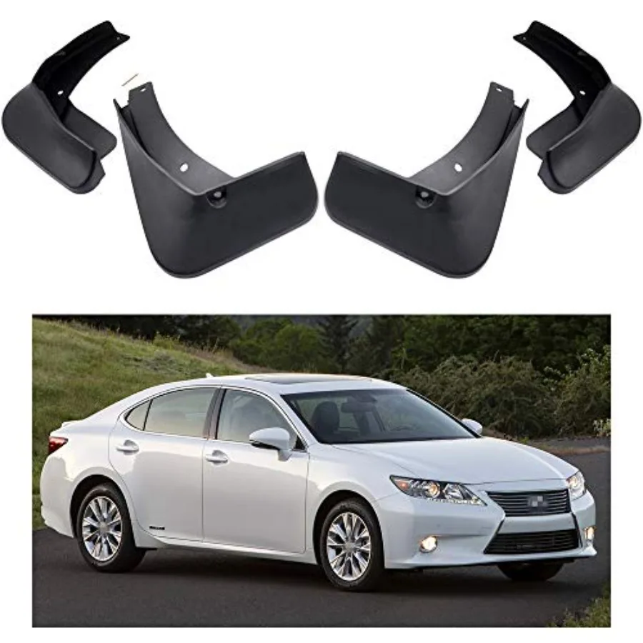 

Car Mudguard Fender Mud Flaps Splash Guards Compatible with Lexus ES 2013-2018 ES 350/ ES 300h