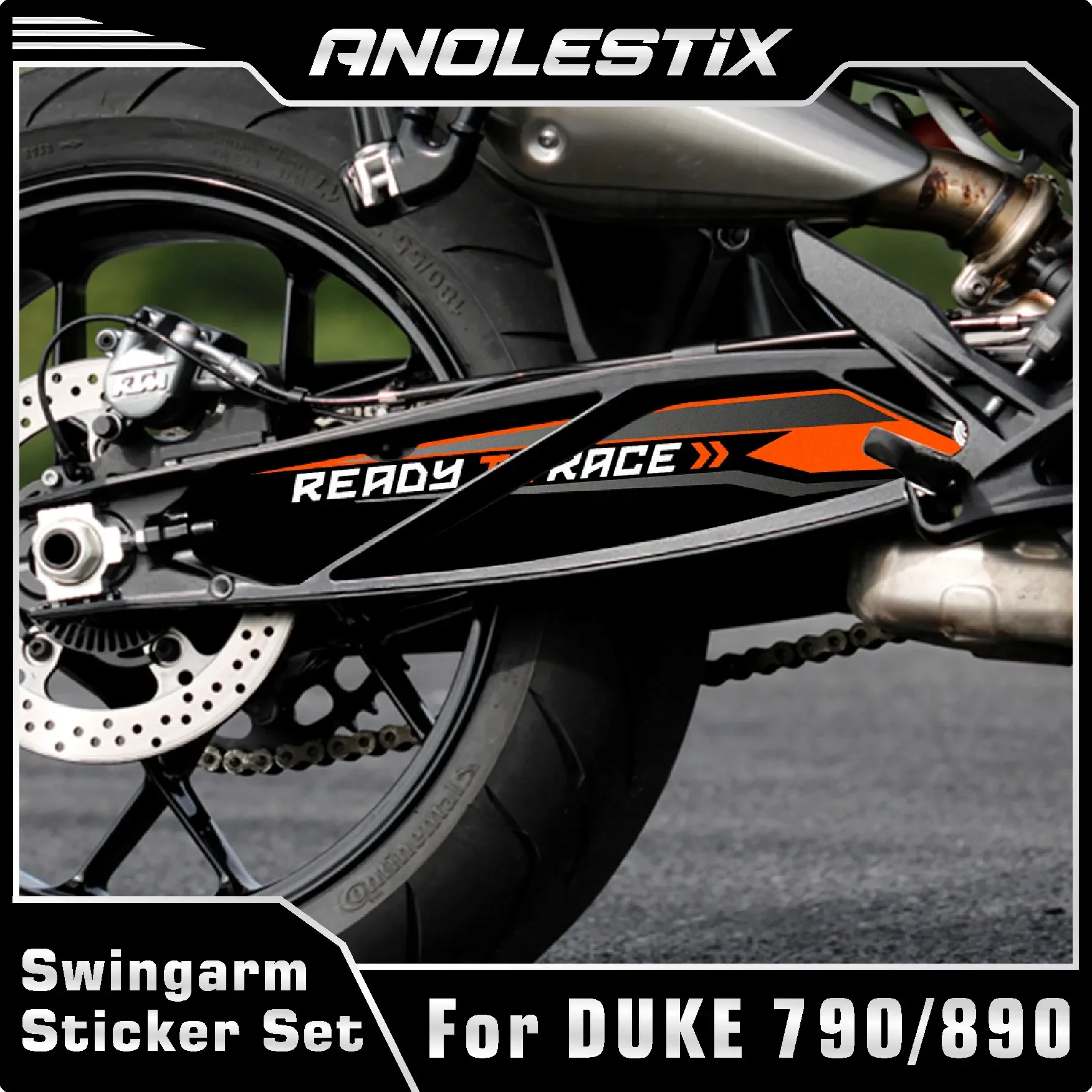 

Vinyl Motorcycle Stickers Water Proof Swinggrm Set Decals For KTM DUKE 790 890 Adventure/ADV 790 890