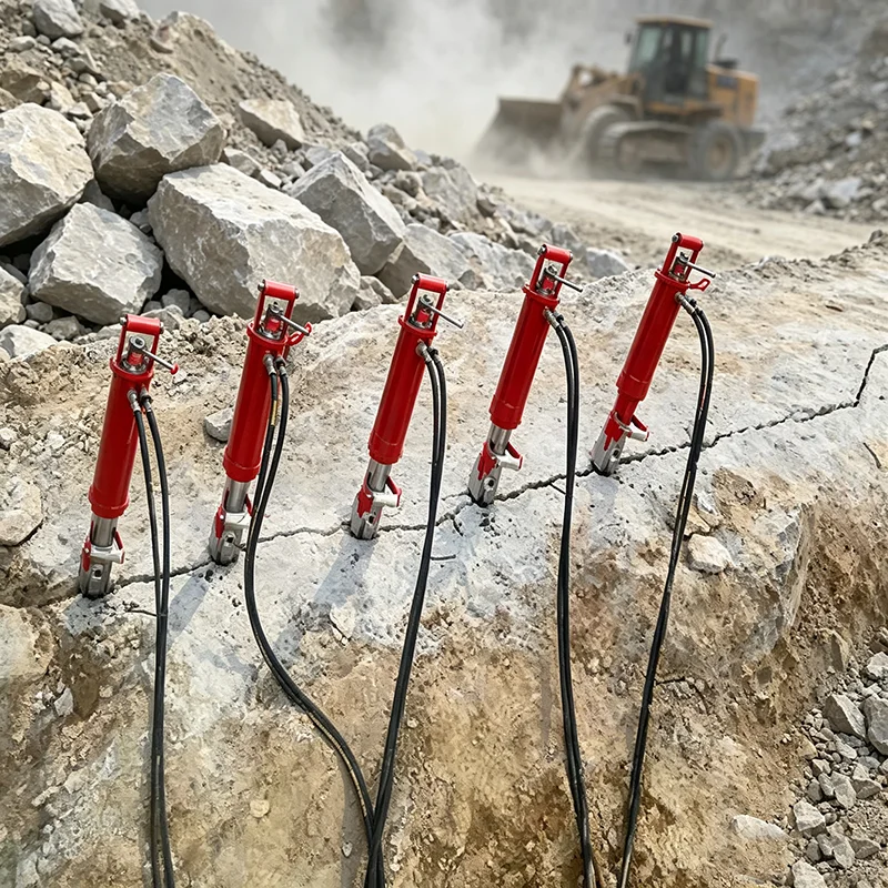 Foundation Excavation Hydraulic Rock Splitter Static Breaking Machine for Building Construction