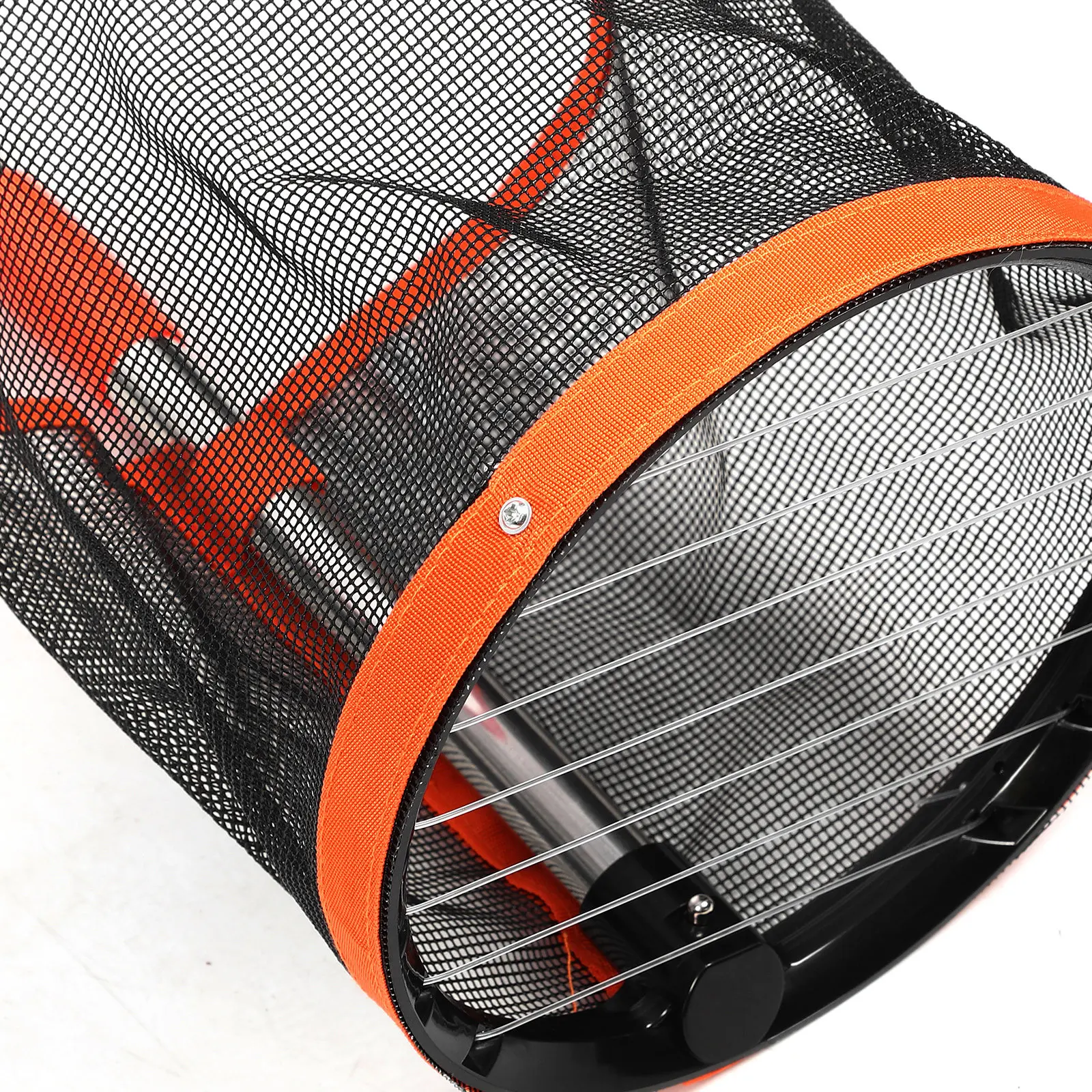 

Table Tennis Ball Picker Portable Lightweight Stainless Steel Nylon Large Capacity Ball Collector Efficient Training Tool