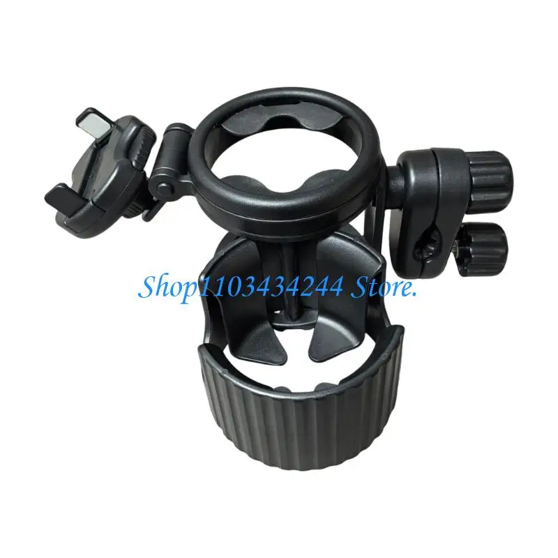  Rotating Mounted Drink Display Stand for Strollers Walks and Travel Daily