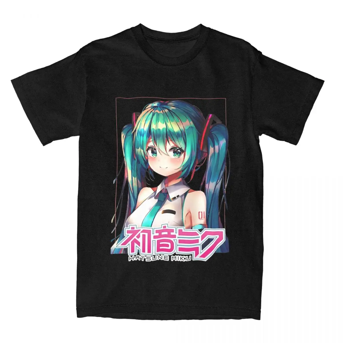 男性女性の-vocaloid-初音ミク-tシャツマンガ綿服ヴィンテージ半袖ラウンドネック-tシャツギフトアイデア-tシャツ