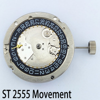 Seagull ST2555 Movement Automatic Mechanical Movement With Black Datewheel Automatic Movement 9 O'Clock Second Hands ST2555