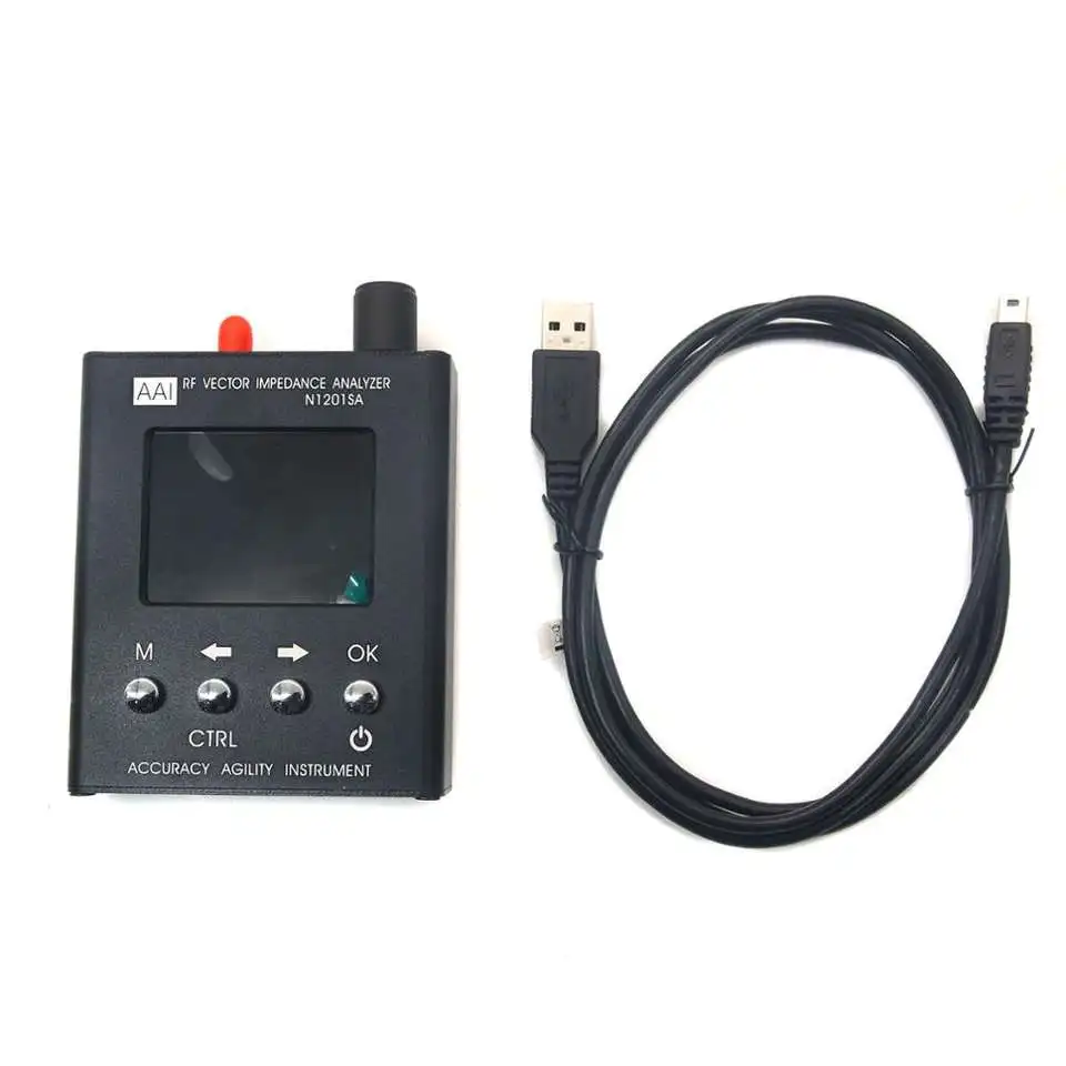 137.5MHz - 2.7GHz English VersioncUV RF Vector Impedance ANT SWR Meter Tester Antenna Analyzer