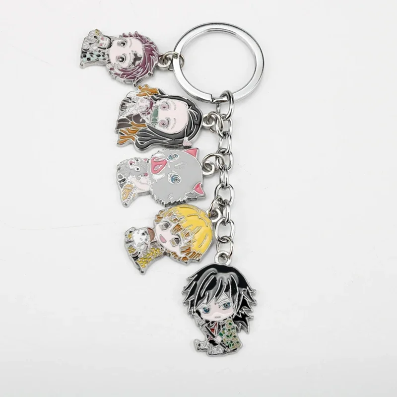 女性用メタルキーホルダー,鬼滅の刃,アニメ風,マゼツマ,ゼニツ,コスプレジュエリー