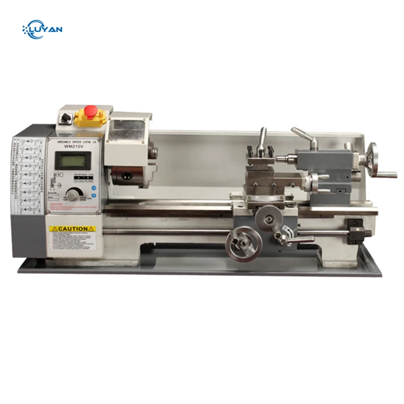 

New Model WM210V Metal Lathe Machine Metric and Inch Thread Metal Wood Turning 1100W Brushless Motor Lathe Wood