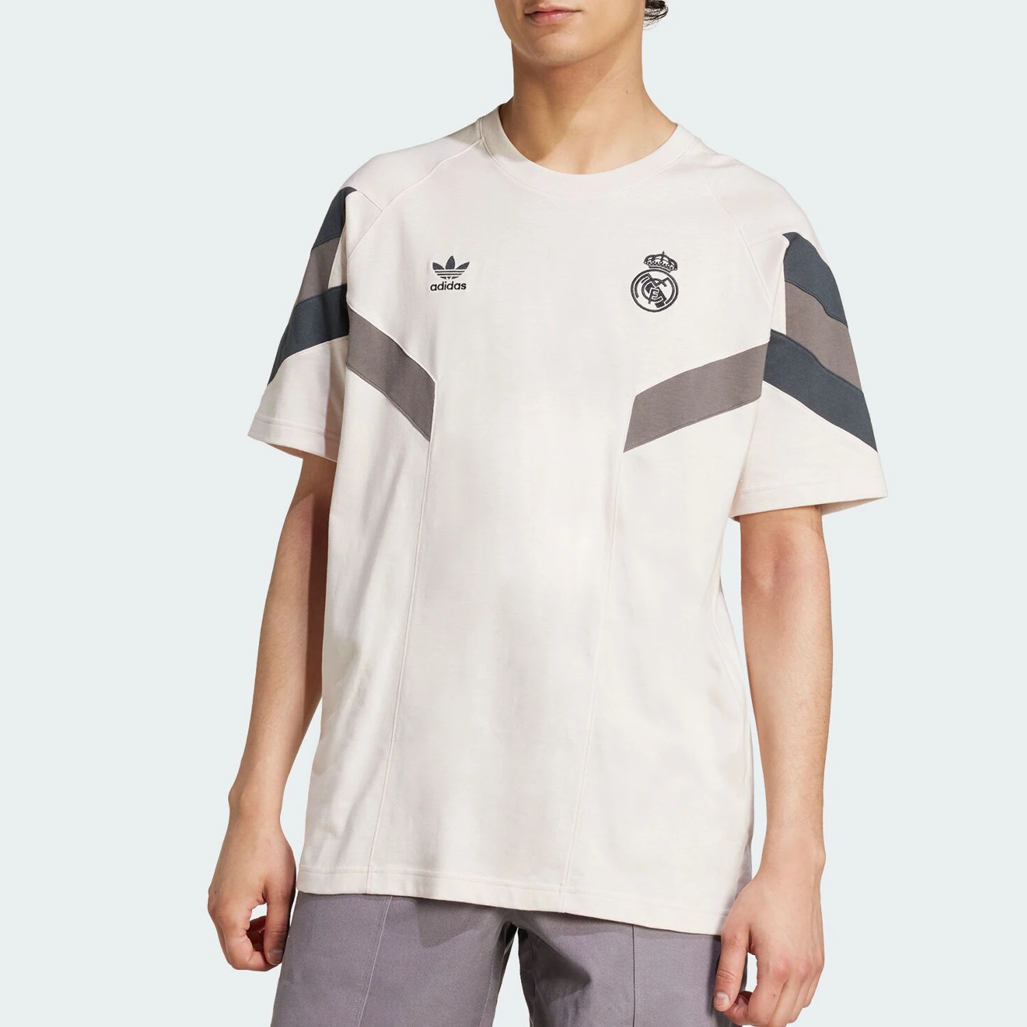 

Adidas genuine genuine Three Stripes Men's Sports Casual Round Neck Training T-shirt IM7467