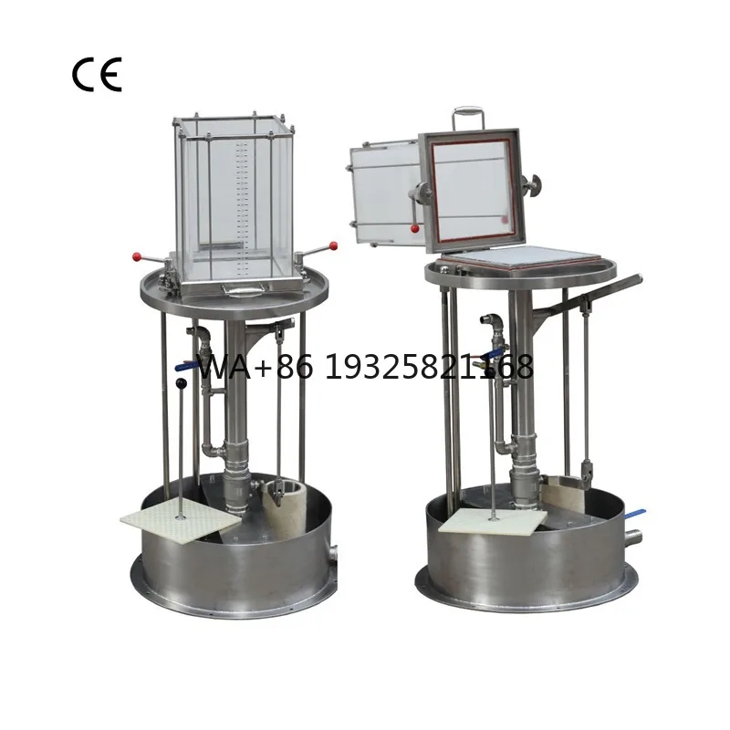 Manual Square Sheet Former Paper Handsheet Making Machine Paperboard Preparation Device Wet-laid Fiber Material Forming Tester