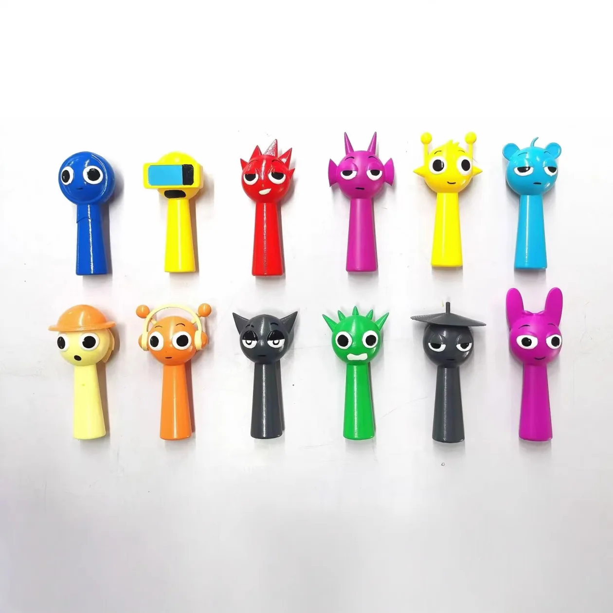 12pcs/set Sprunki Figures Sprunki Toy Figura Sprunki Figurines Oren Wenda Jevin Figure Toy Birthday Christmas Gift