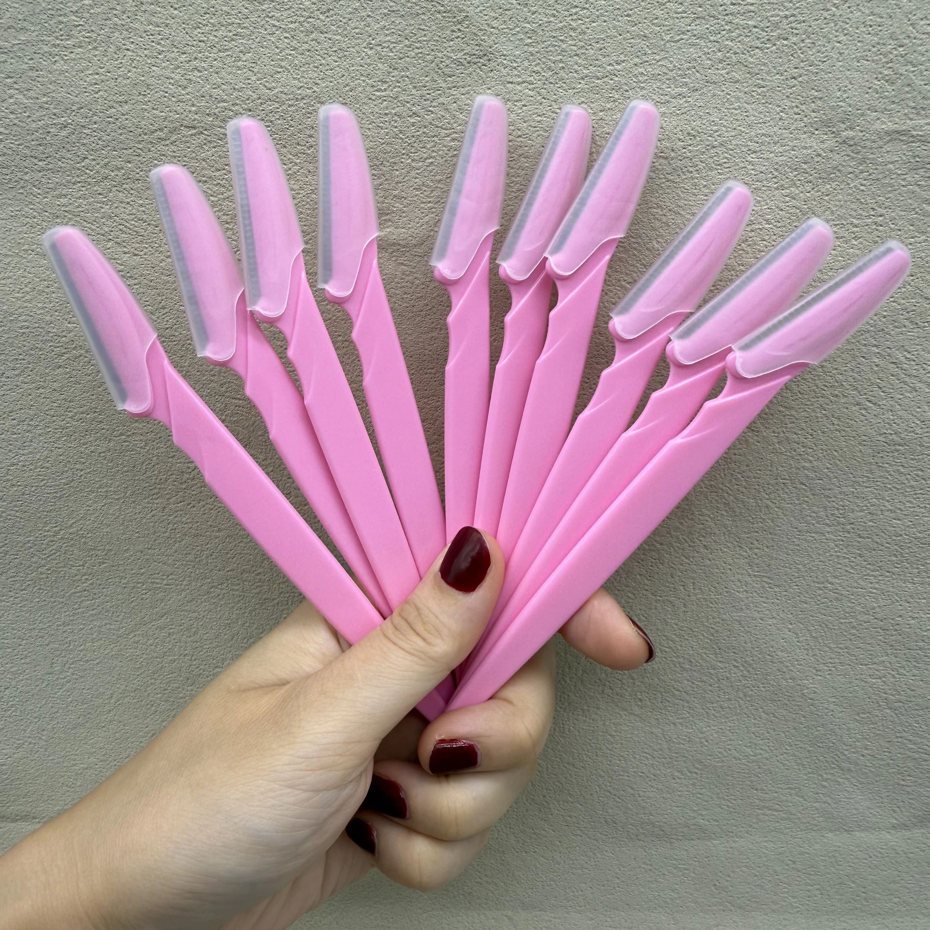 3/10Pcs  Eye Brow Epilation Hair Removal Cutters Safety Knife Makeup Scraper Eyebrow Trimmer Blade Women Face Shaver Portable